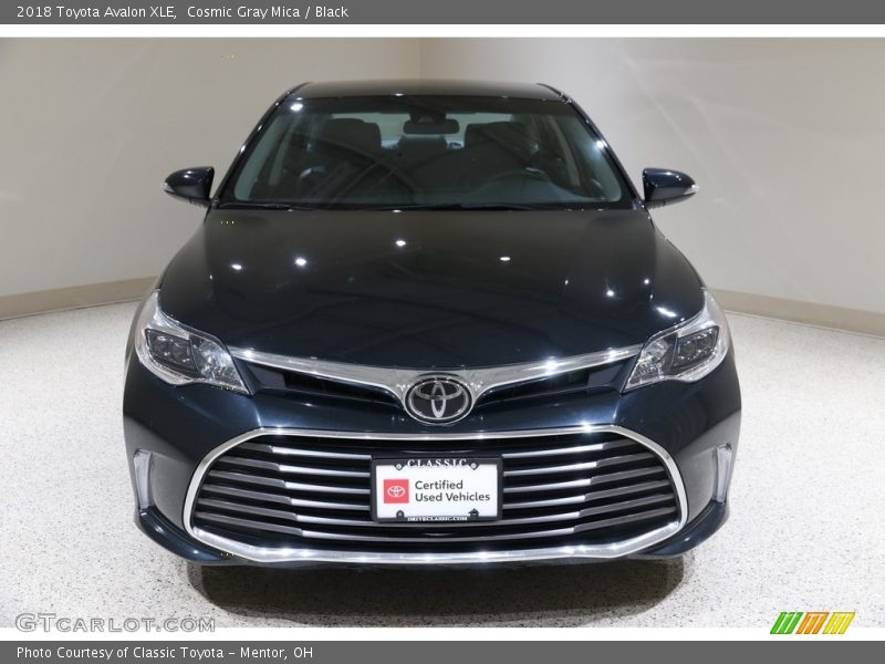 Cosmic Gray Mica / Black 2018 Toyota Avalon XLE