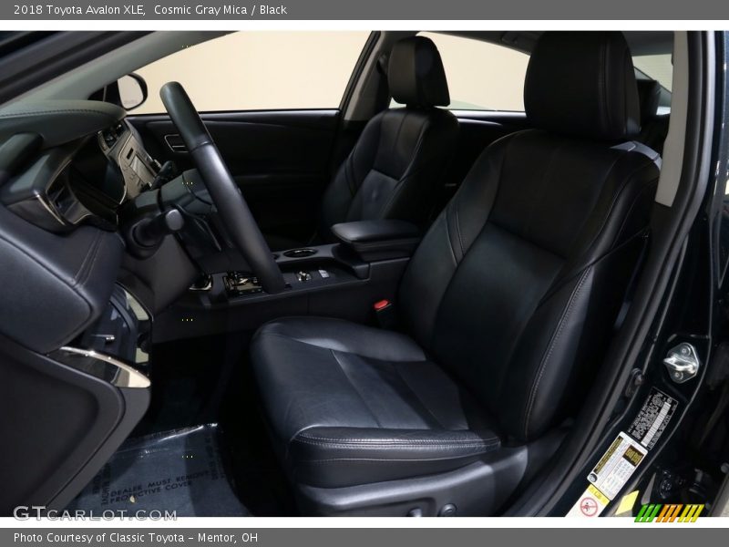 Cosmic Gray Mica / Black 2018 Toyota Avalon XLE