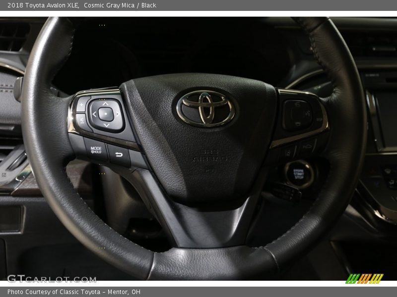 Cosmic Gray Mica / Black 2018 Toyota Avalon XLE