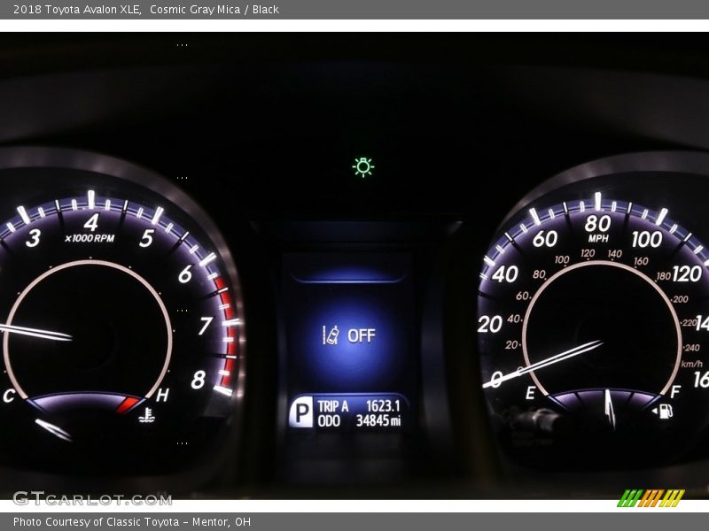 Cosmic Gray Mica / Black 2018 Toyota Avalon XLE