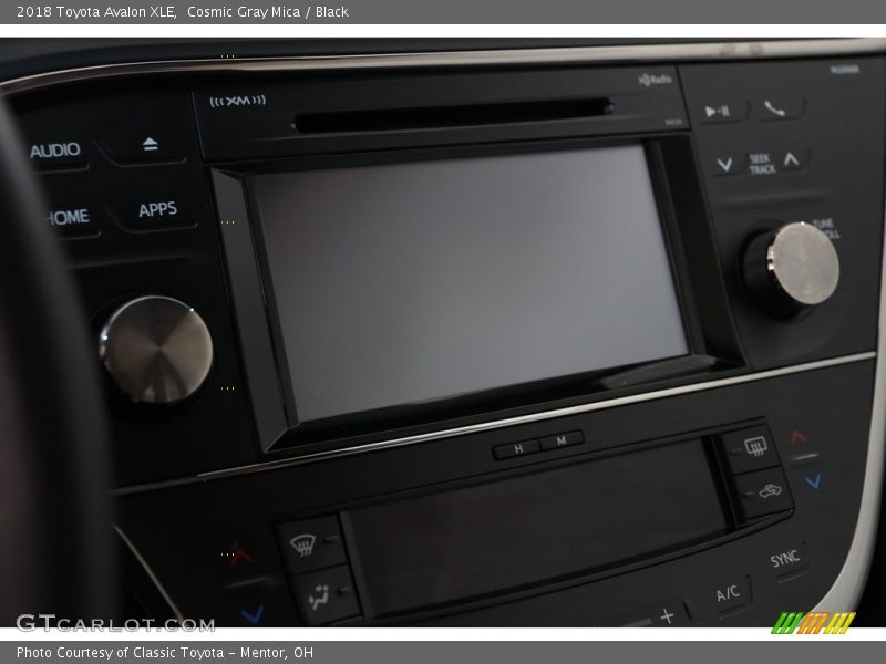 Cosmic Gray Mica / Black 2018 Toyota Avalon XLE