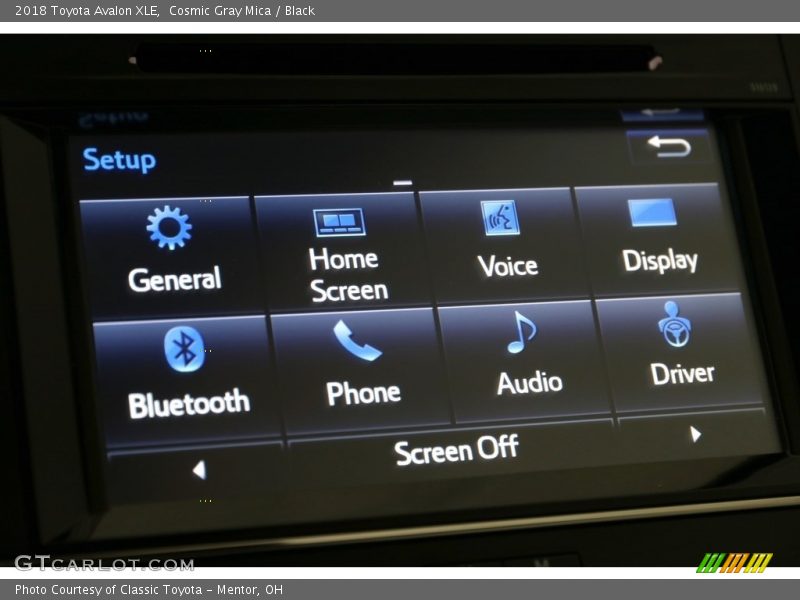 Cosmic Gray Mica / Black 2018 Toyota Avalon XLE