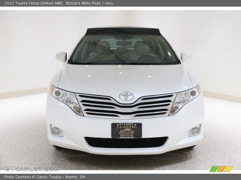 Blizzard White Pearl / Ivory 2012 Toyota Venza Limited AWD