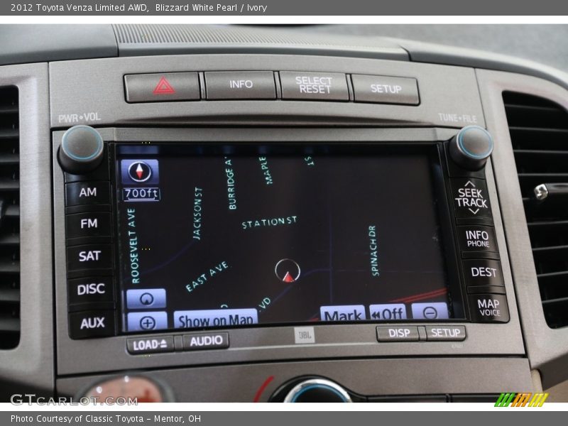 Blizzard White Pearl / Ivory 2012 Toyota Venza Limited AWD