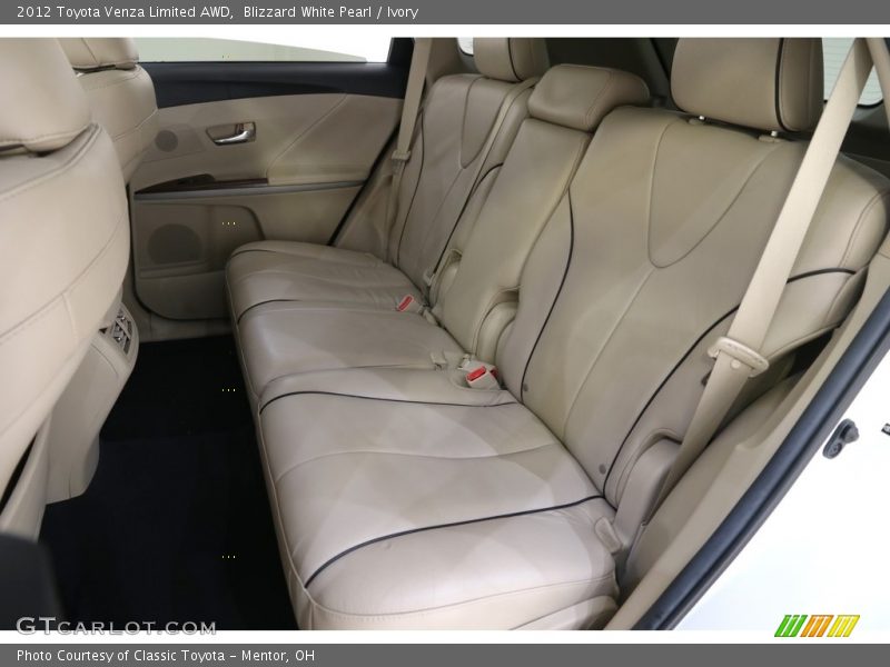 Blizzard White Pearl / Ivory 2012 Toyota Venza Limited AWD