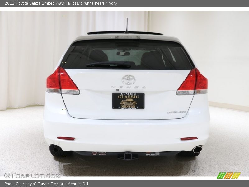 Blizzard White Pearl / Ivory 2012 Toyota Venza Limited AWD