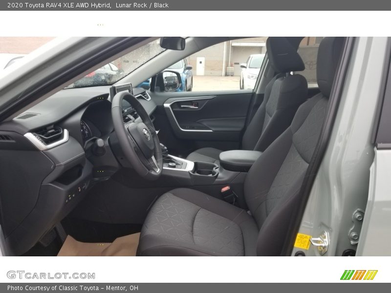 Lunar Rock / Black 2020 Toyota RAV4 XLE AWD Hybrid