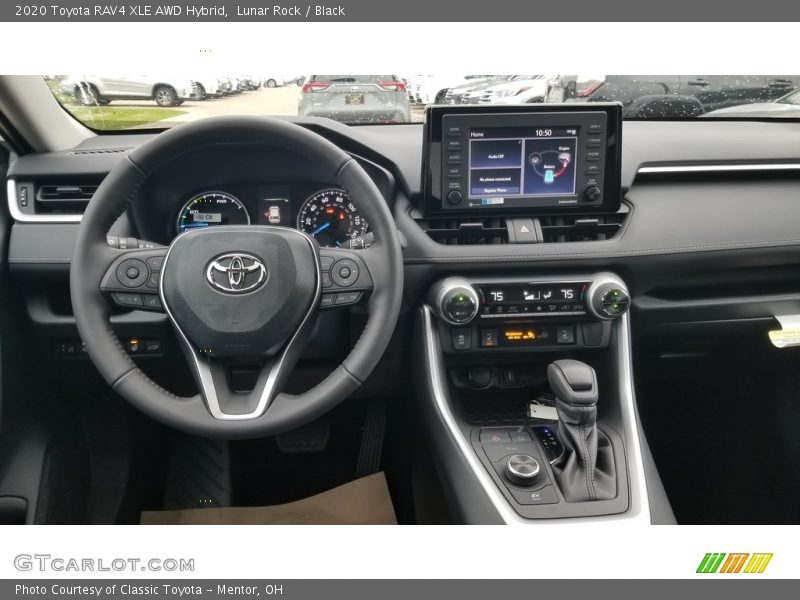 Lunar Rock / Black 2020 Toyota RAV4 XLE AWD Hybrid
