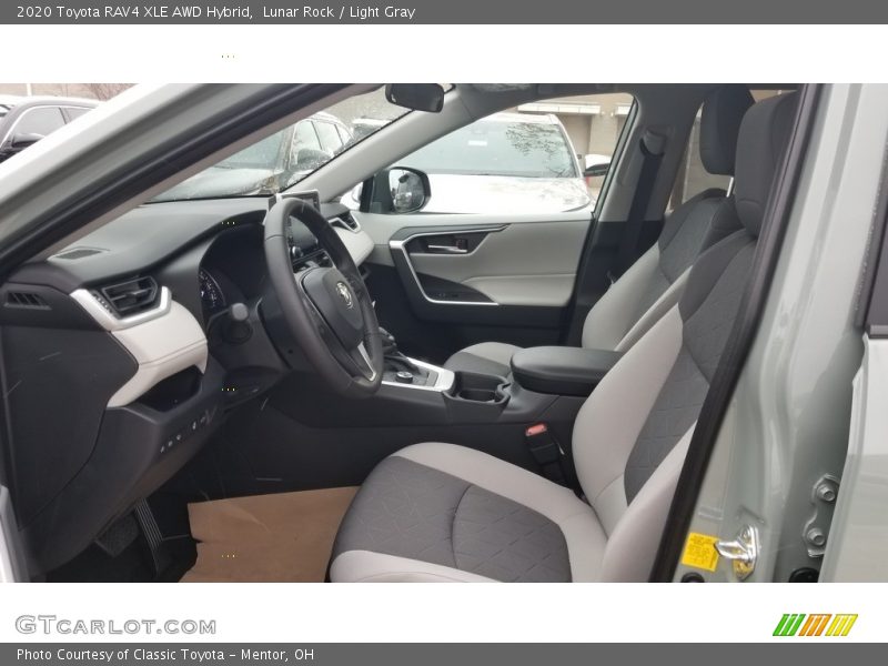 Lunar Rock / Light Gray 2020 Toyota RAV4 XLE AWD Hybrid
