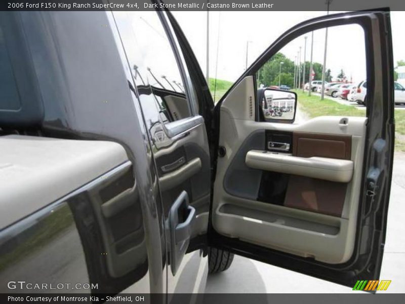 Dark Stone Metallic / Castano Brown Leather 2006 Ford F150 King Ranch SuperCrew 4x4