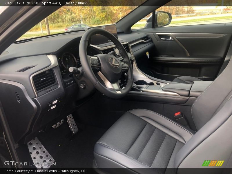 Front Seat of 2020 RX 350 F Sport AWD