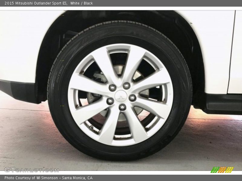 White / Black 2015 Mitsubishi Outlander Sport ES