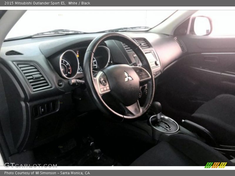 White / Black 2015 Mitsubishi Outlander Sport ES