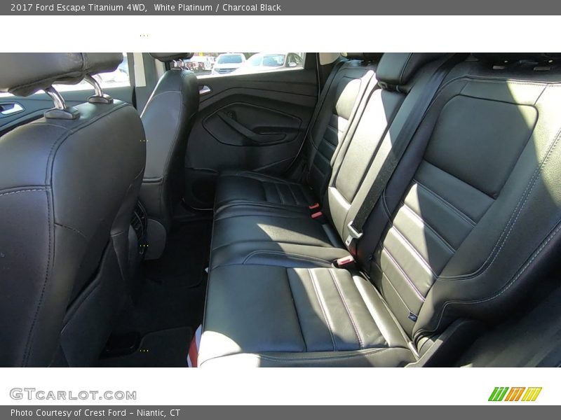 White Platinum / Charcoal Black 2017 Ford Escape Titanium 4WD