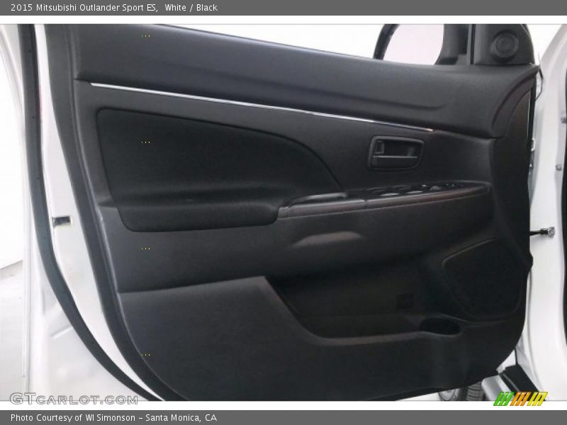 White / Black 2015 Mitsubishi Outlander Sport ES