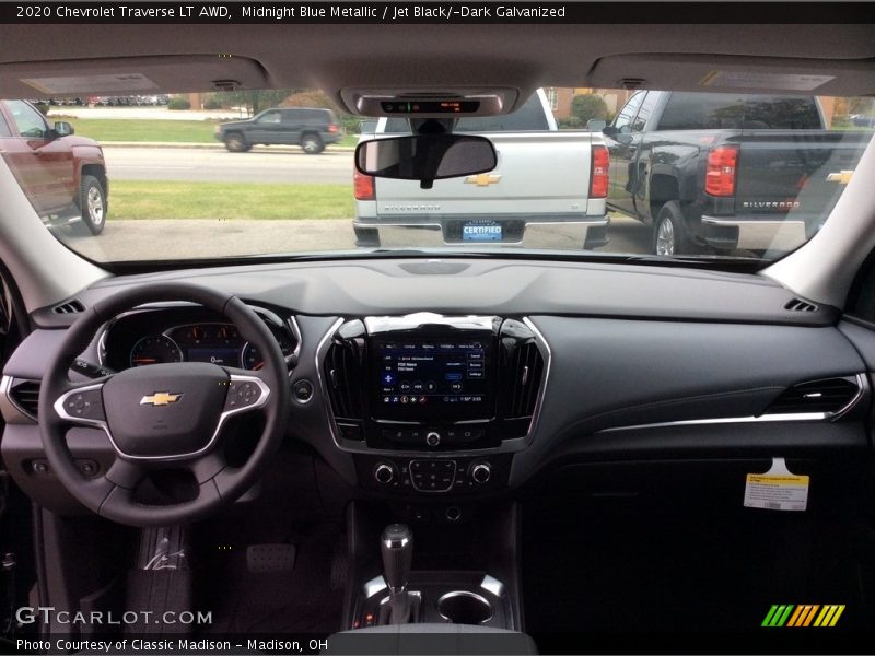 Midnight Blue Metallic / Jet Black/­Dark Galvanized 2020 Chevrolet Traverse LT AWD