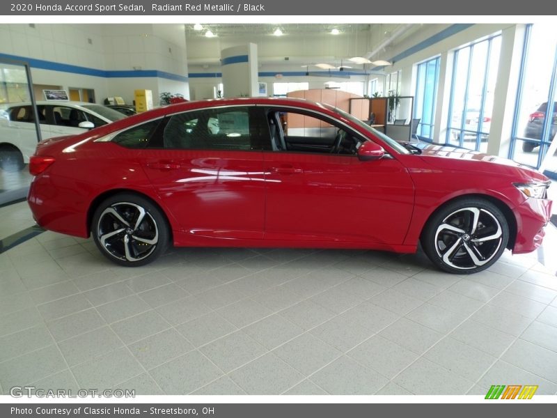 Radiant Red Metallic / Black 2020 Honda Accord Sport Sedan