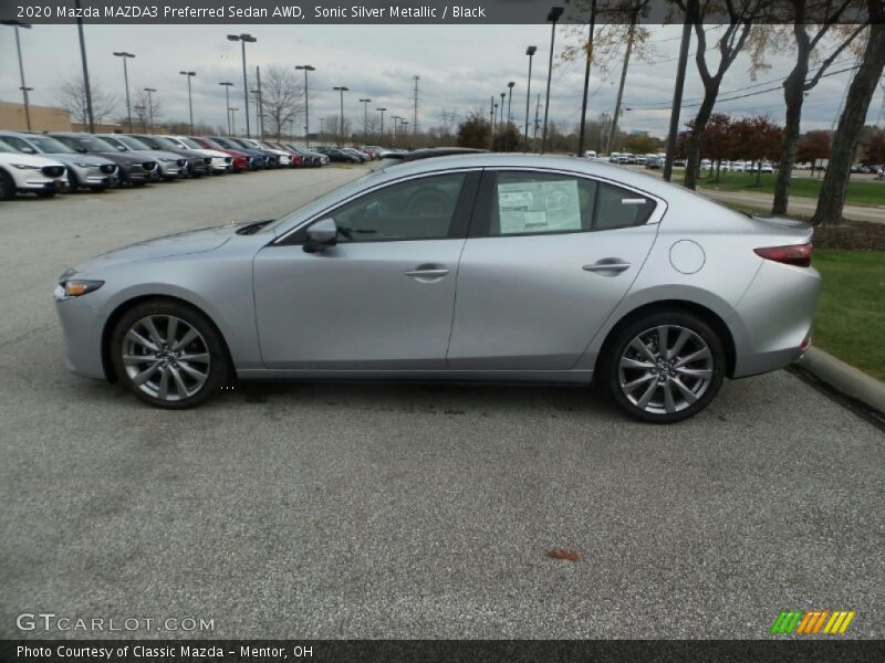  2020 MAZDA3 Preferred Sedan AWD Sonic Silver Metallic