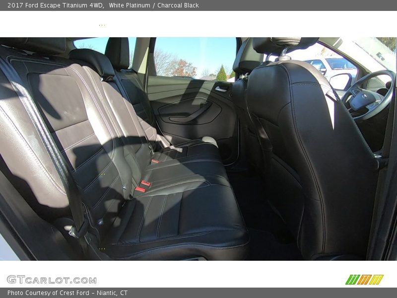 White Platinum / Charcoal Black 2017 Ford Escape Titanium 4WD