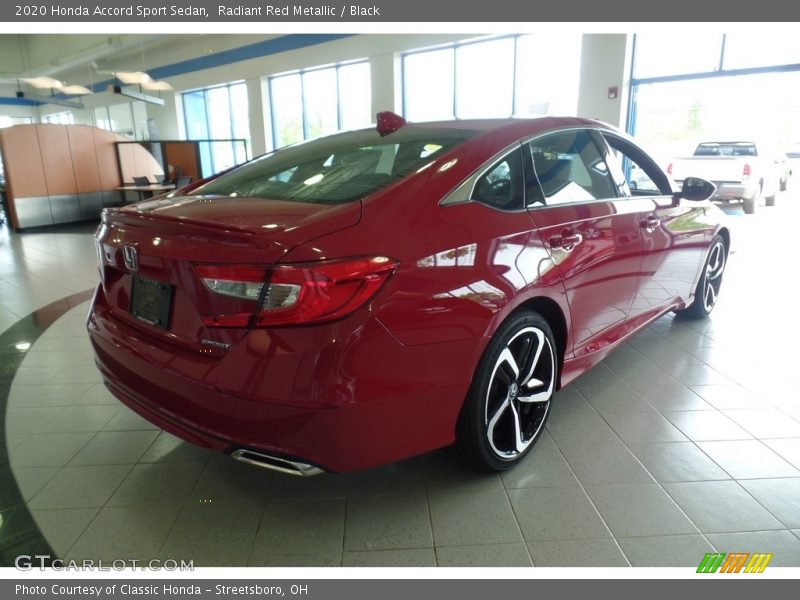 Radiant Red Metallic / Black 2020 Honda Accord Sport Sedan