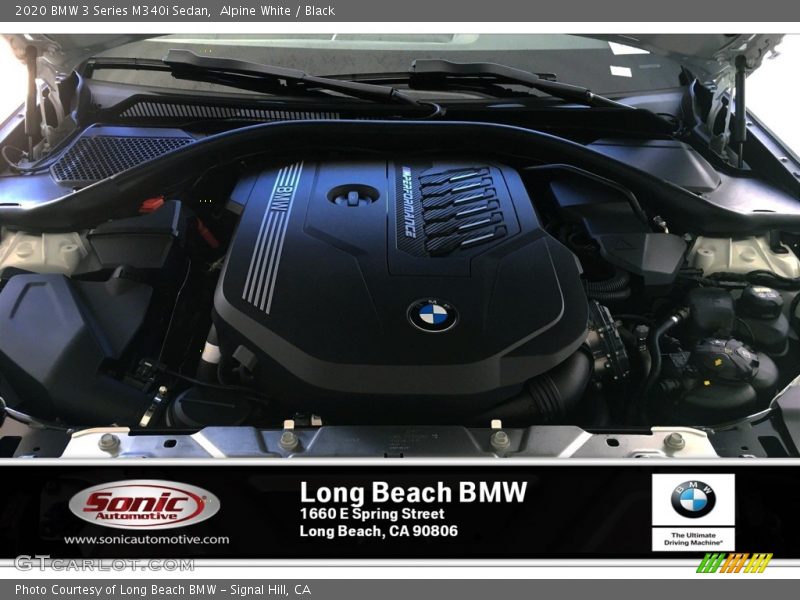 Alpine White / Black 2020 BMW 3 Series M340i Sedan