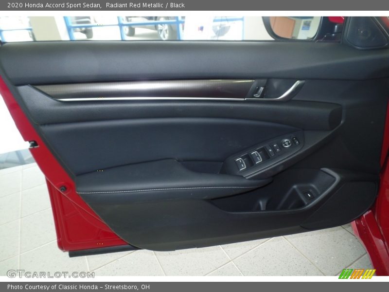 Radiant Red Metallic / Black 2020 Honda Accord Sport Sedan