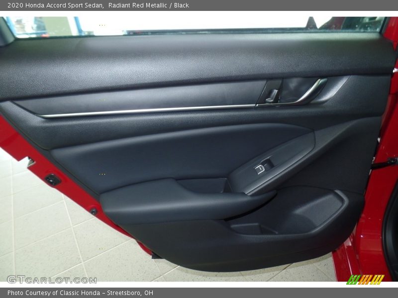 Radiant Red Metallic / Black 2020 Honda Accord Sport Sedan
