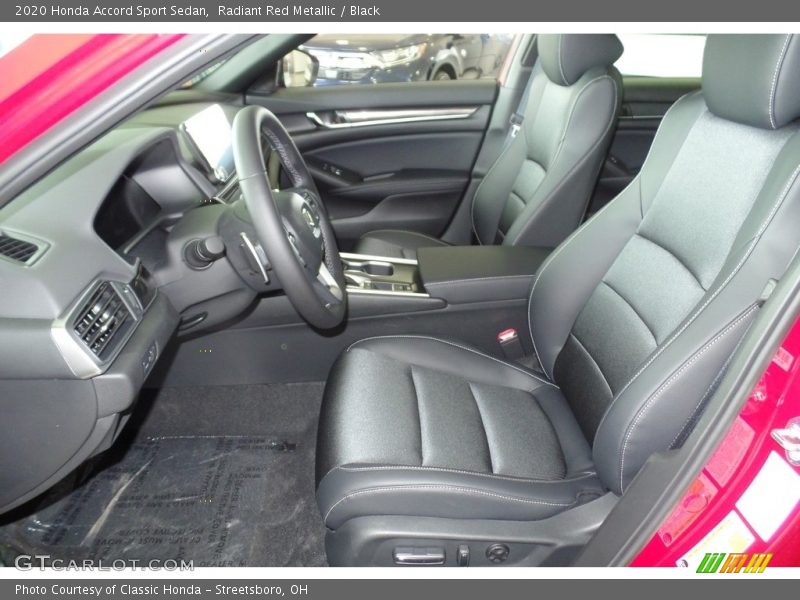 Radiant Red Metallic / Black 2020 Honda Accord Sport Sedan