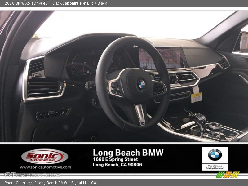 Black Sapphire Metallic / Black 2020 BMW X5 sDrive40i