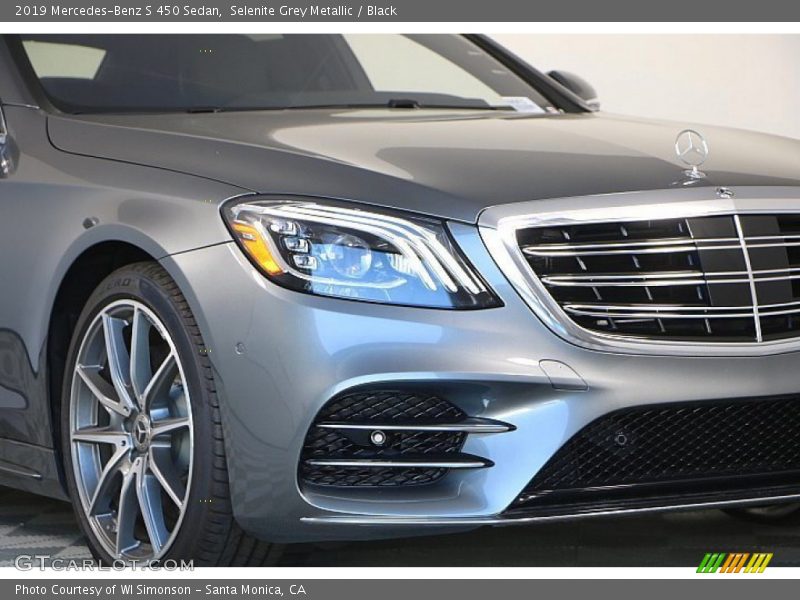 Selenite Grey Metallic / Black 2019 Mercedes-Benz S 450 Sedan