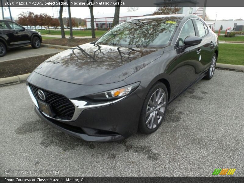 Machine Gray Metallic / Greige 2020 Mazda MAZDA3 Select Sedan