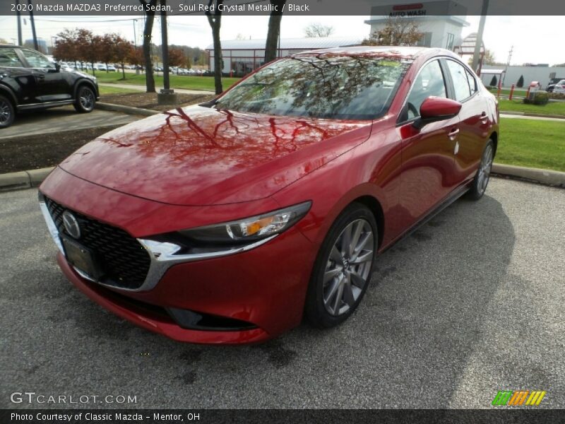 Front 3/4 View of 2020 MAZDA3 Preferred Sedan