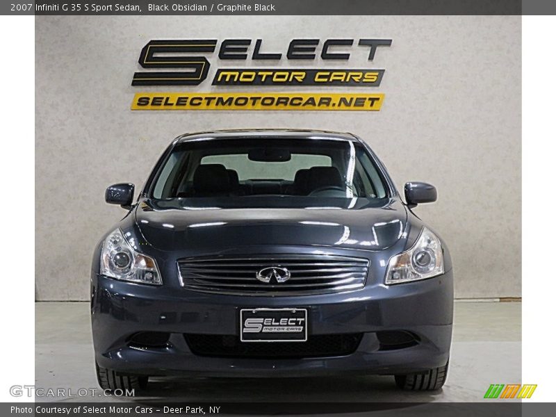 Black Obsidian / Graphite Black 2007 Infiniti G 35 S Sport Sedan