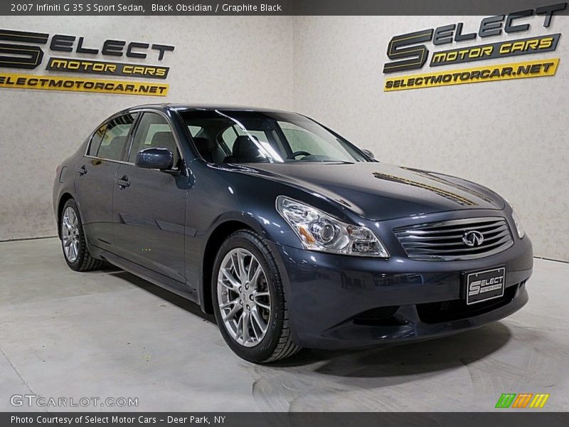 Black Obsidian / Graphite Black 2007 Infiniti G 35 S Sport Sedan