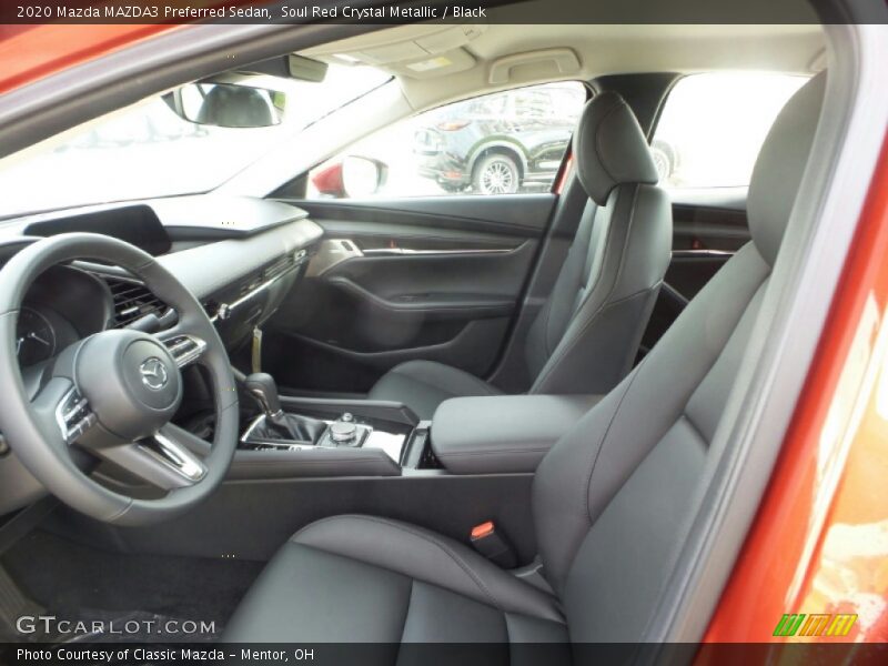 Front Seat of 2020 MAZDA3 Preferred Sedan