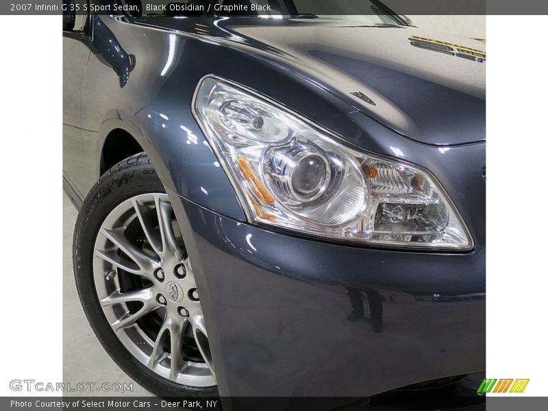 Black Obsidian / Graphite Black 2007 Infiniti G 35 S Sport Sedan