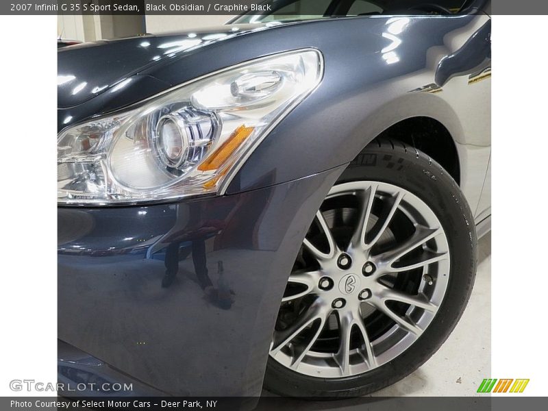 Black Obsidian / Graphite Black 2007 Infiniti G 35 S Sport Sedan