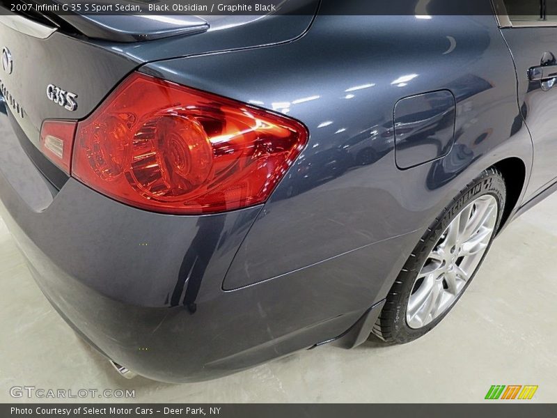 Black Obsidian / Graphite Black 2007 Infiniti G 35 S Sport Sedan