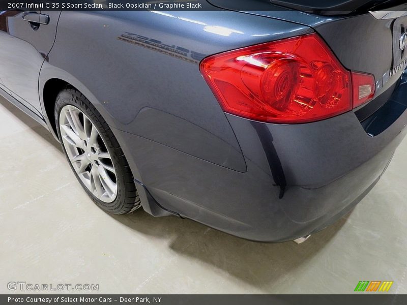 Black Obsidian / Graphite Black 2007 Infiniti G 35 S Sport Sedan