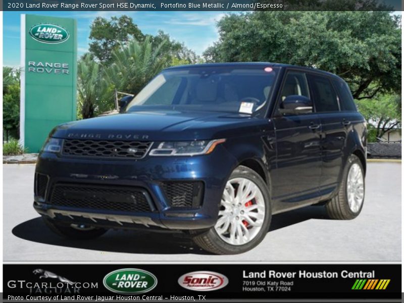 Portofino Blue Metallic / Almond/Espresso 2020 Land Rover Range Rover Sport HSE Dynamic