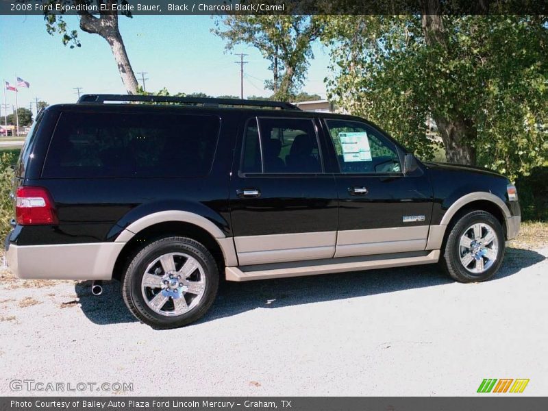 Black / Charcoal Black/Camel 2008 Ford Expedition EL Eddie Bauer