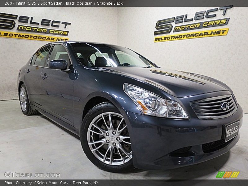 Black Obsidian / Graphite Black 2007 Infiniti G 35 S Sport Sedan