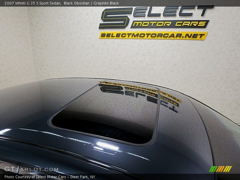 Black Obsidian / Graphite Black 2007 Infiniti G 35 S Sport Sedan
