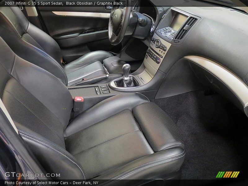 Black Obsidian / Graphite Black 2007 Infiniti G 35 S Sport Sedan