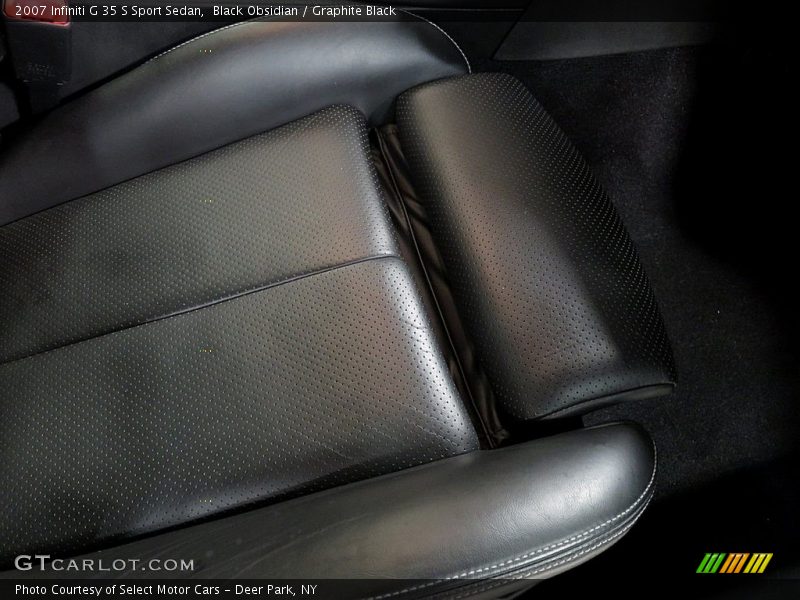 Black Obsidian / Graphite Black 2007 Infiniti G 35 S Sport Sedan