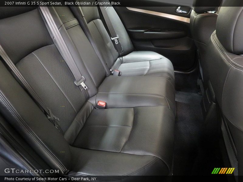 Black Obsidian / Graphite Black 2007 Infiniti G 35 S Sport Sedan