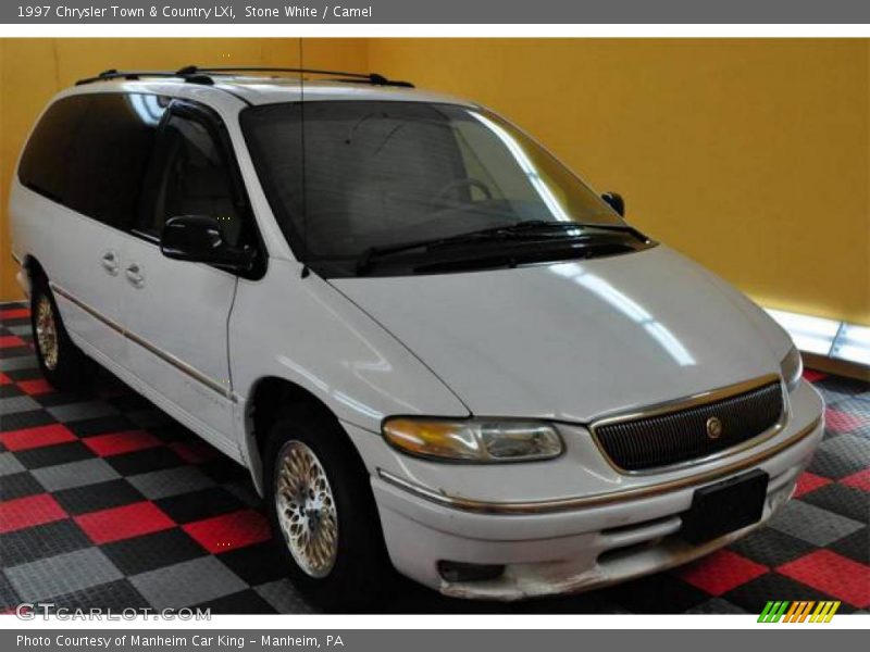 Stone White / Camel 1997 Chrysler Town & Country LXi
