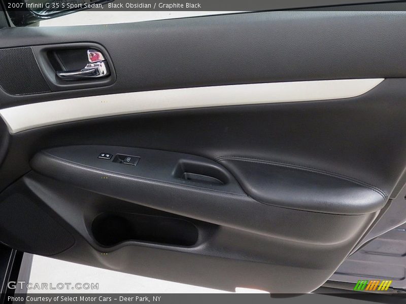 Black Obsidian / Graphite Black 2007 Infiniti G 35 S Sport Sedan