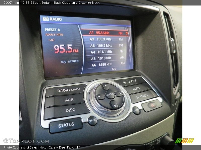 Black Obsidian / Graphite Black 2007 Infiniti G 35 S Sport Sedan