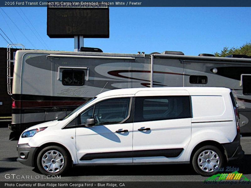 Frozen White / Pewter 2016 Ford Transit Connect XL Cargo Van Extended